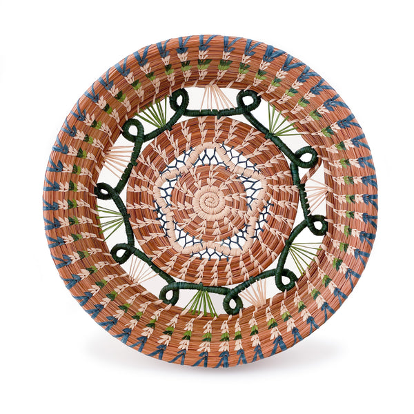 Cristina Basket | Decorative Centerpiece Pine Needle Basket