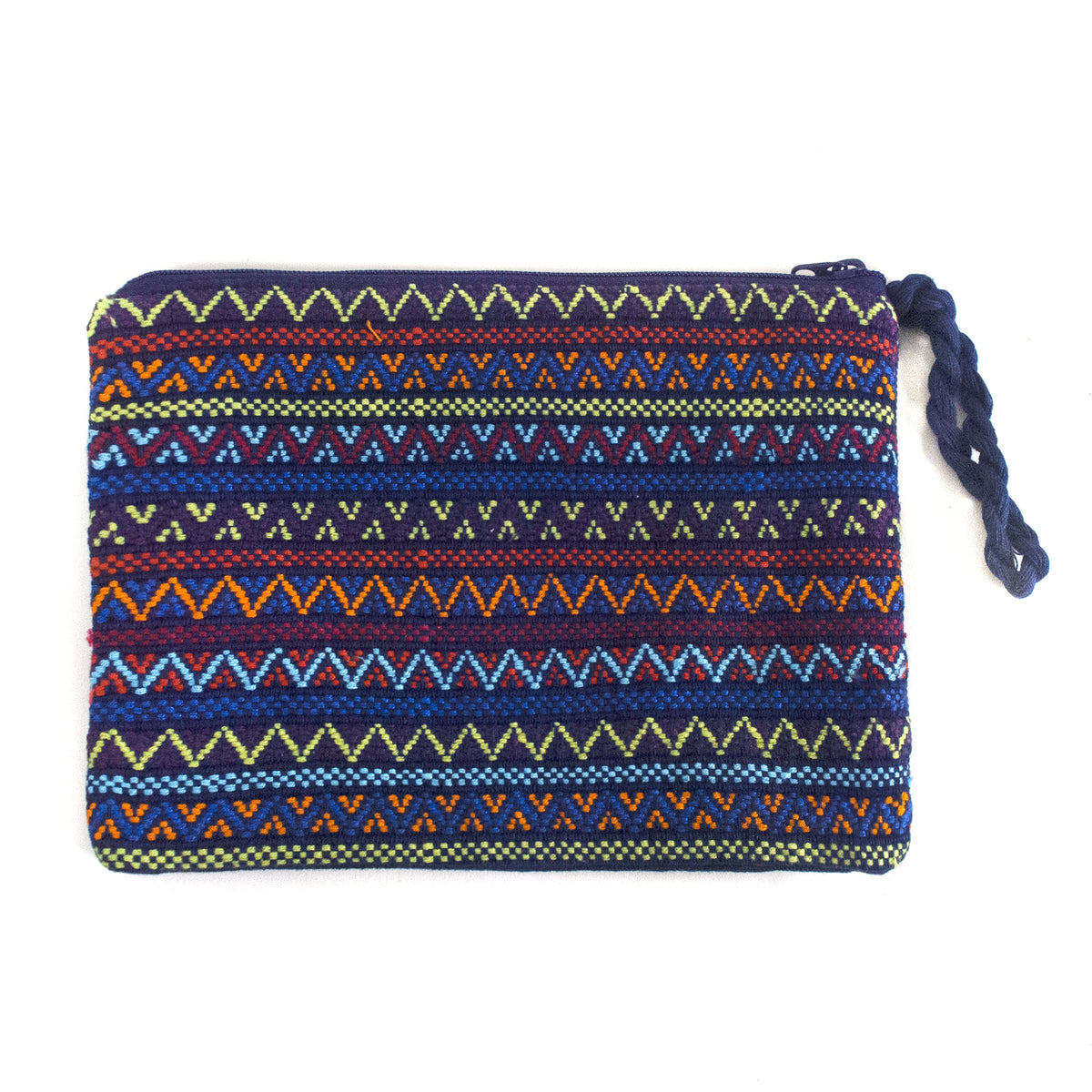 handwoven brocade cosmetic bag | Mayan Hands