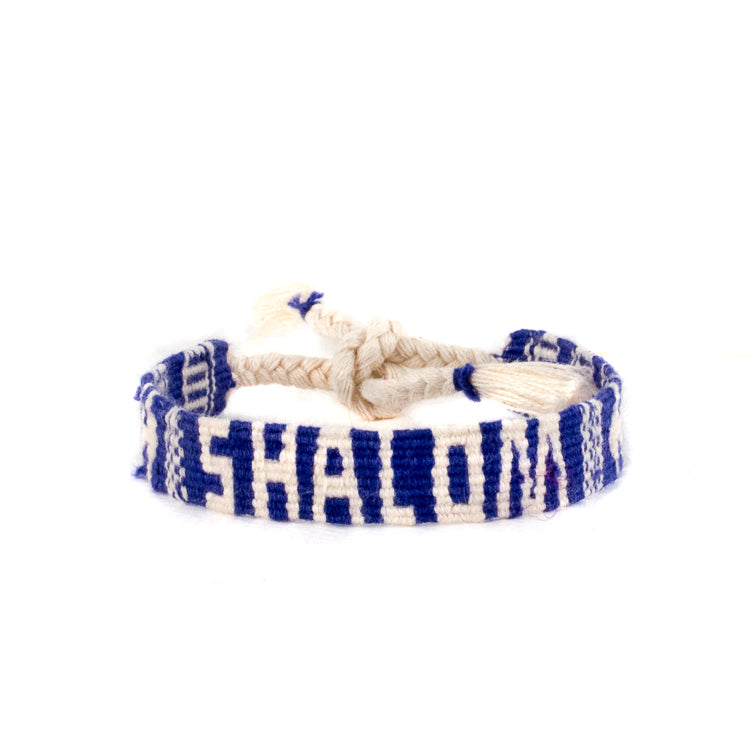 shalom friendship bracelet
