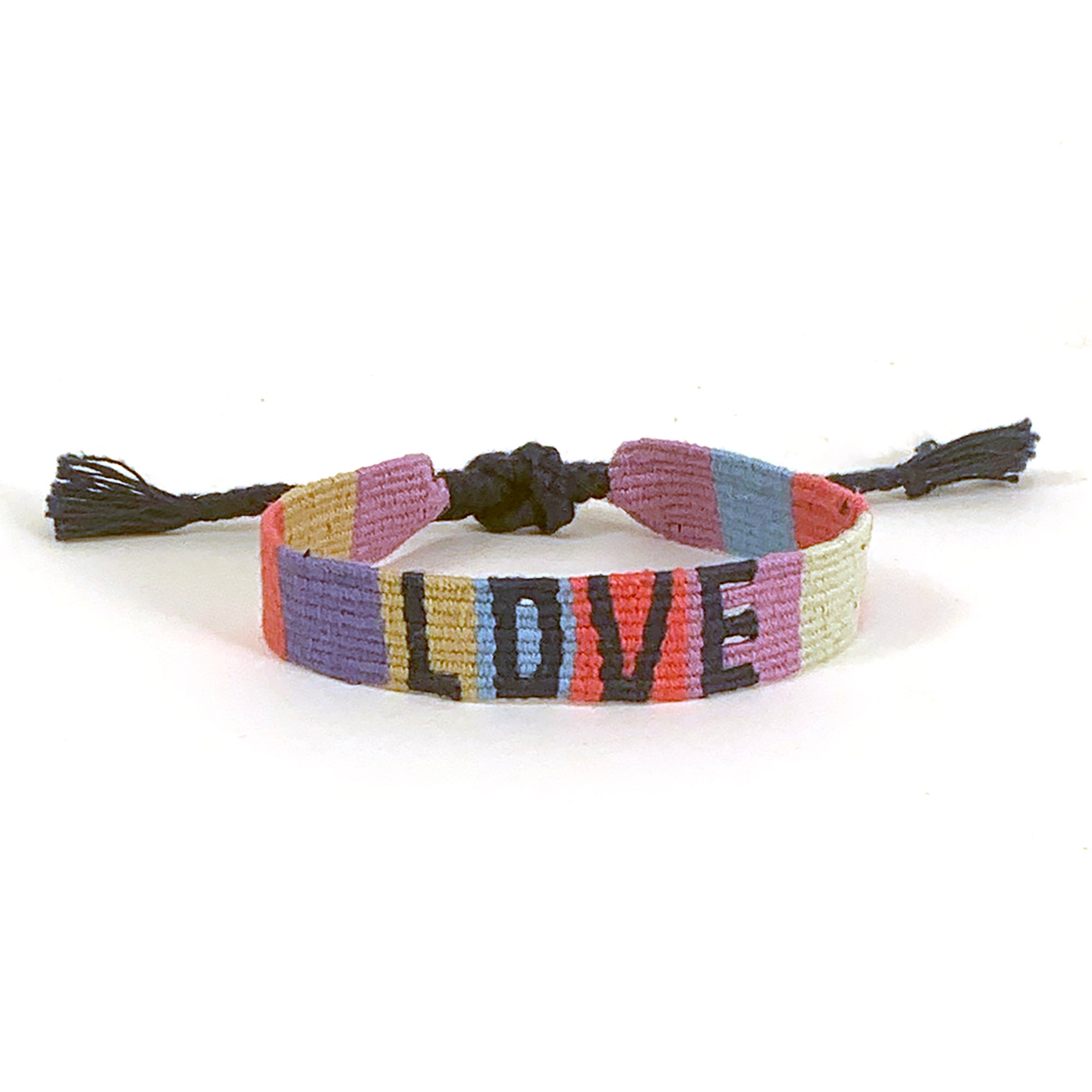 LOVE Friendship Bracelet in Color Block