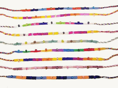 mayan hands beaded friendship bracelets