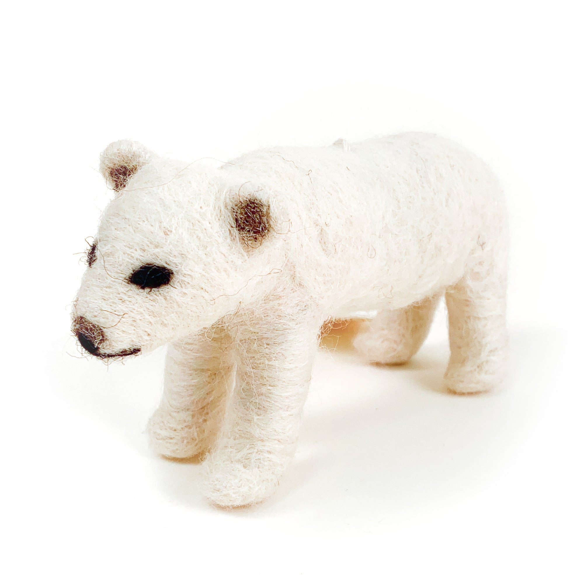Felted Wool Polar Bear