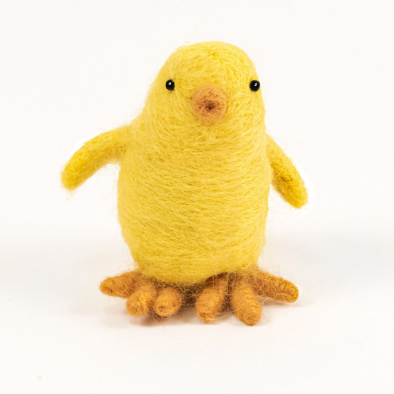 felted wool chick