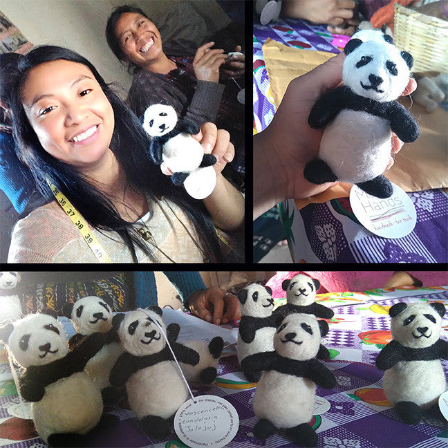 mayan hands felted wool