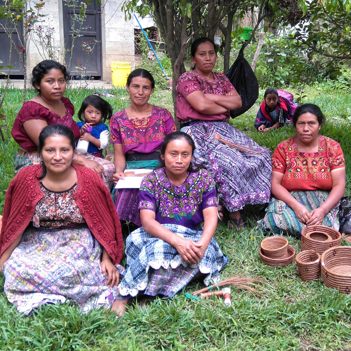 mayan hands basket makers