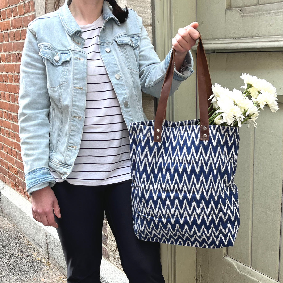 Matea Tote Bag with Jaspe