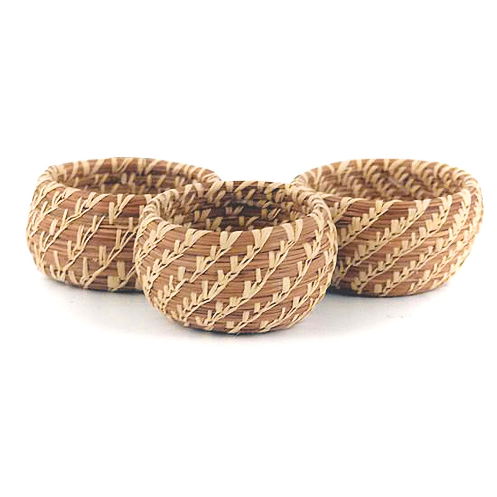 Miniature Pine Needle Bowl Basket