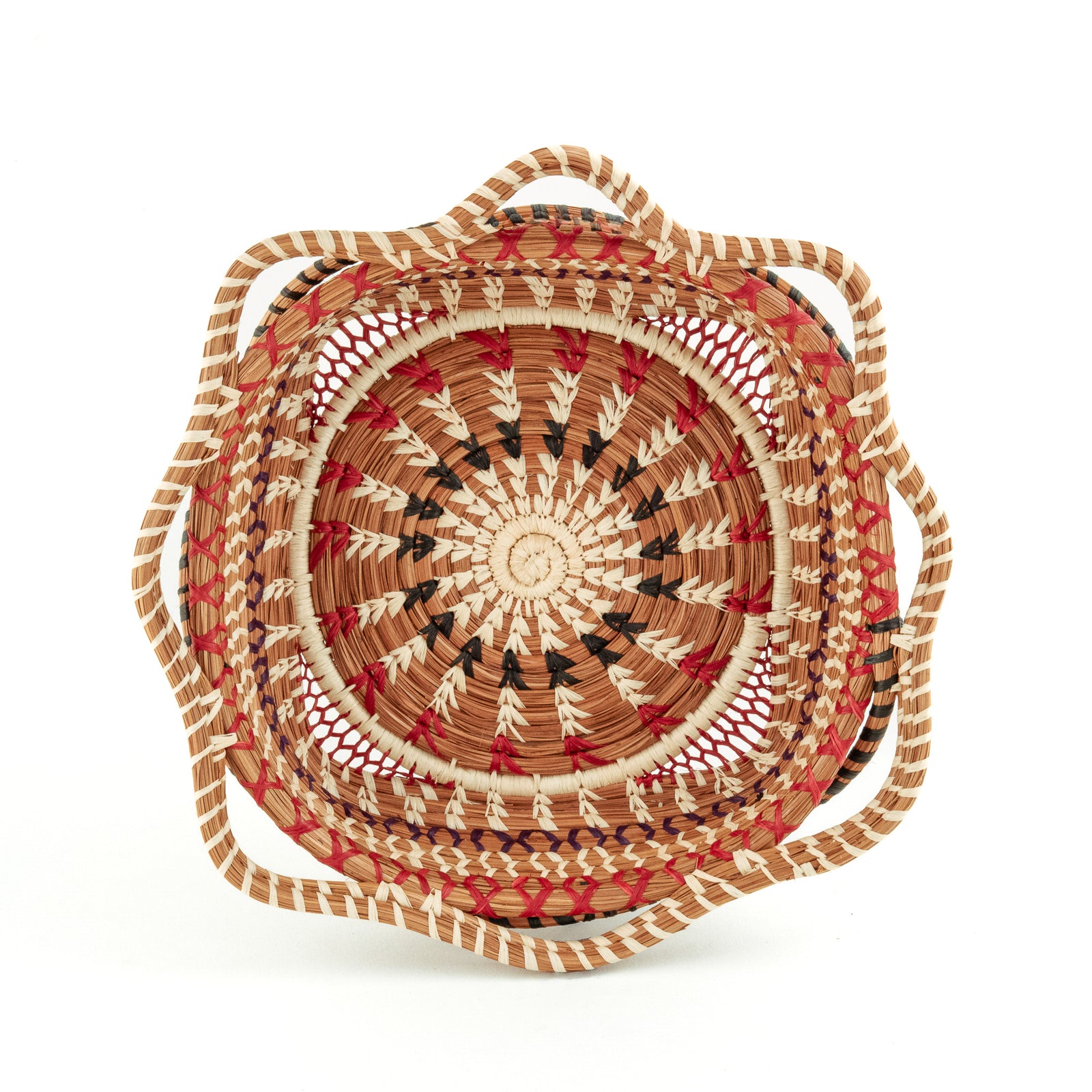 Butterfly Pine Needle Basket