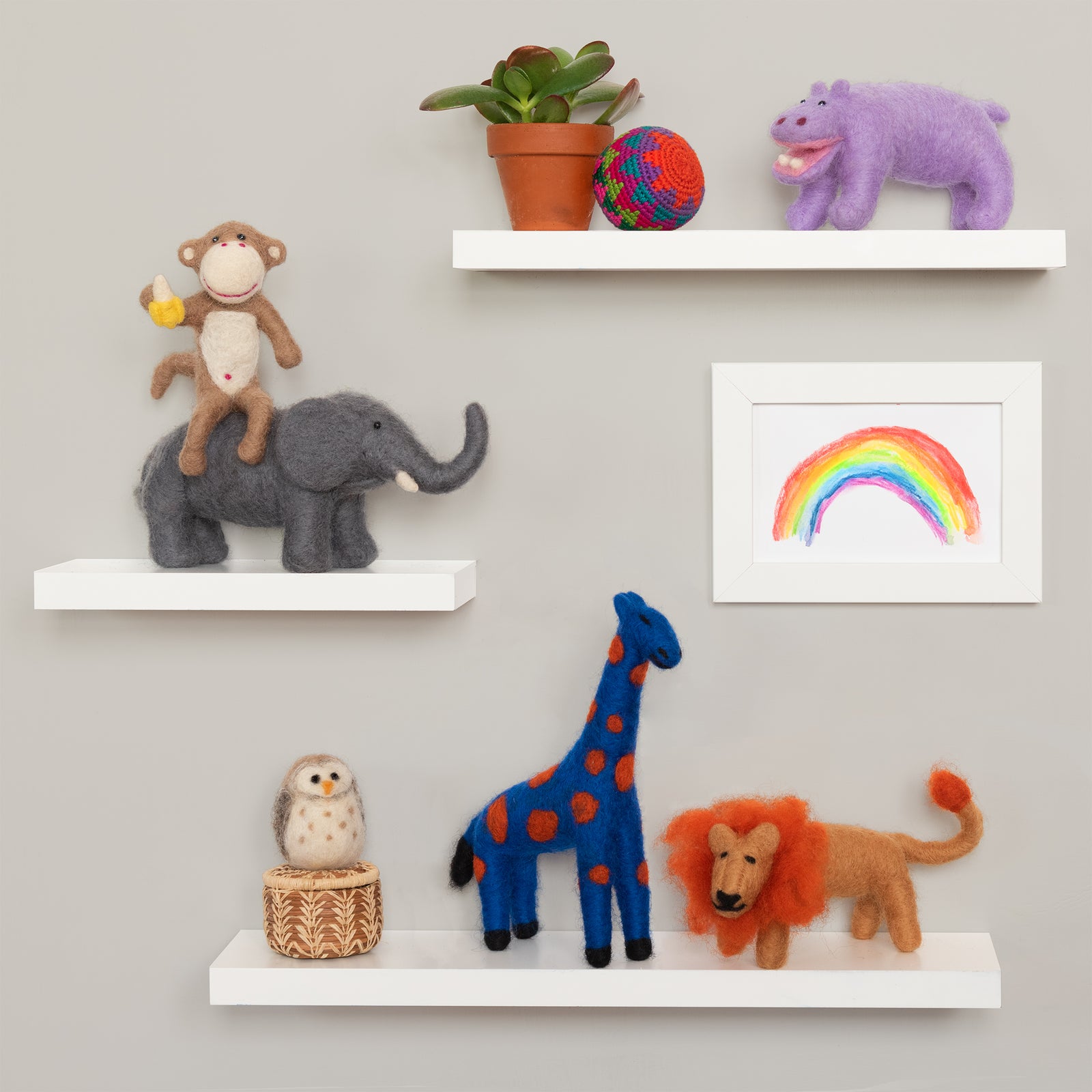 Felted Wool Animals - Mayan Hands