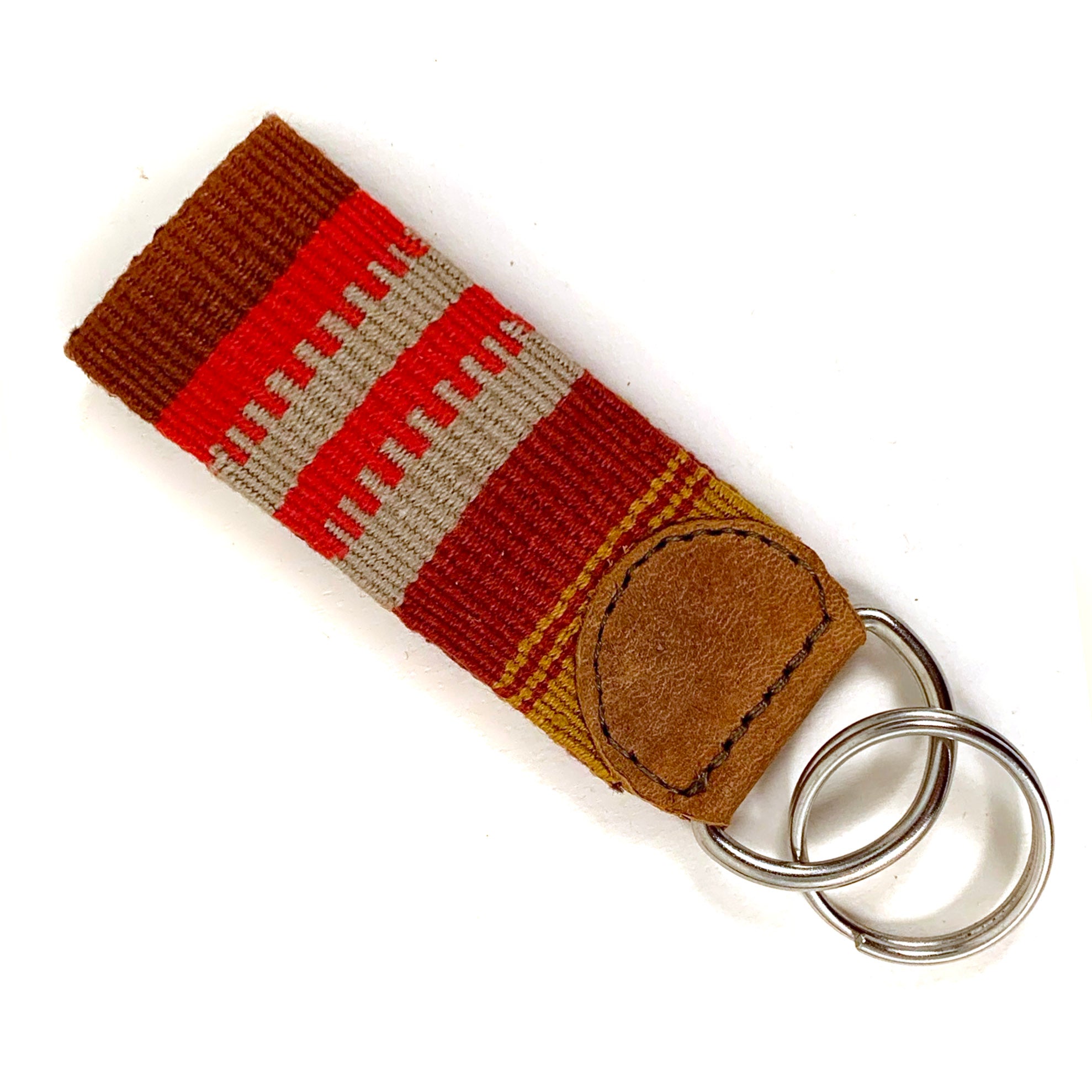 Aztec Key Fob Keychain – Wall Leather Co.