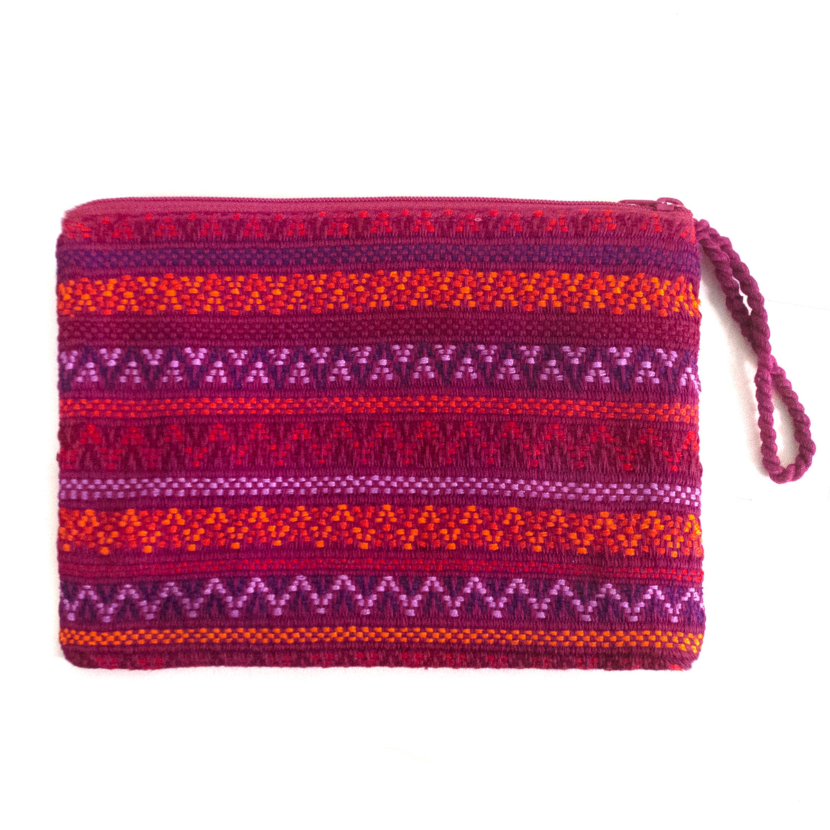 handwoven brocade cosmetic bag | Mayan Hands
