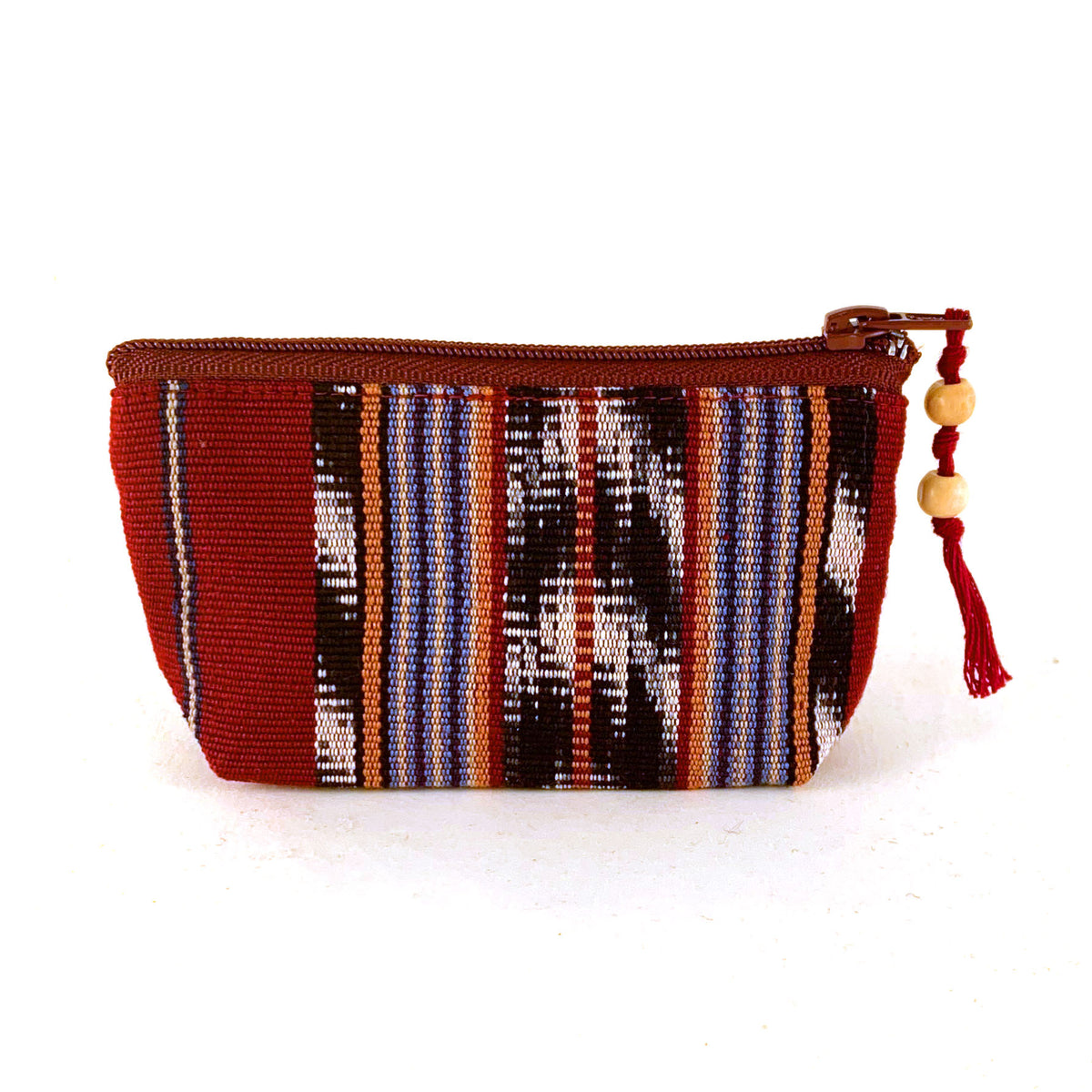 handwoven ikat coin purse | Mayan Hands