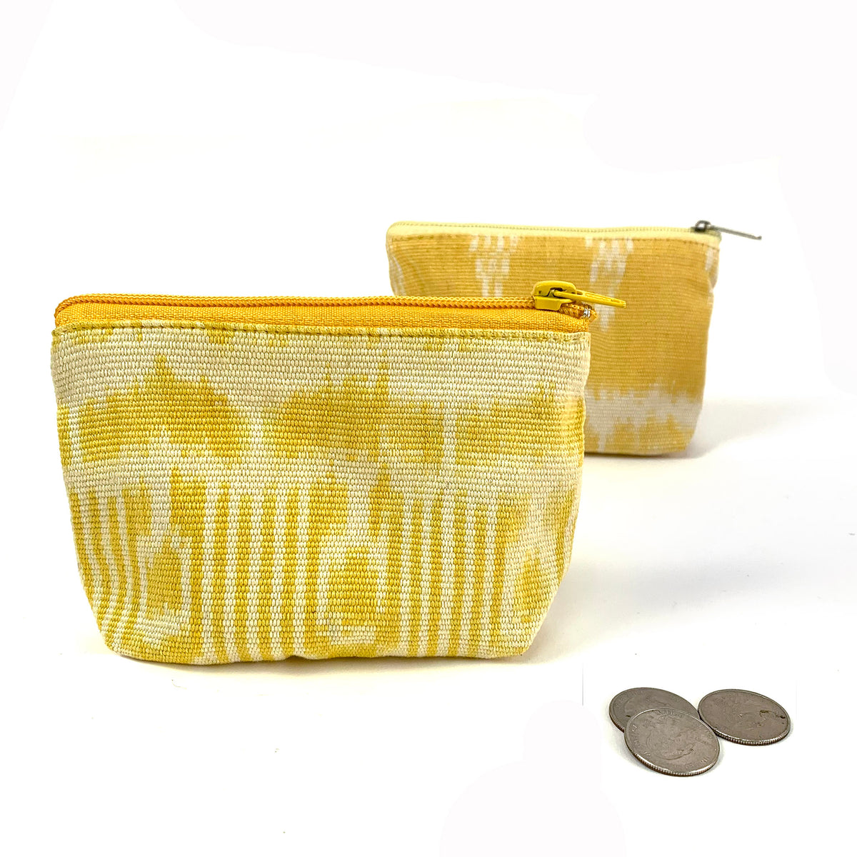 Small Zipper Pouch in Natural Dye Jaspe