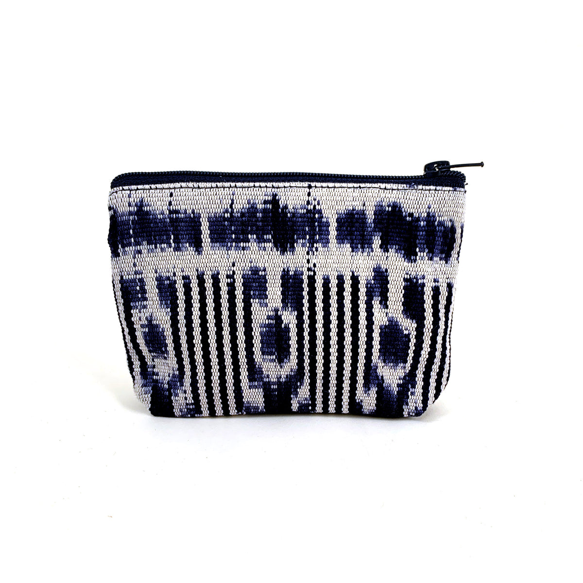 natural dye jaspe coin purse - indigo