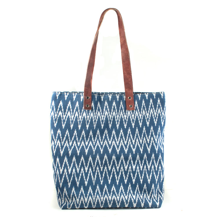blue jaspe matea tote bag