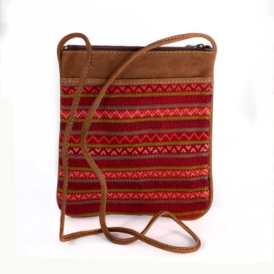 Pencil Case in Santiago Brocade  Handwoven in Guatemala by Mayan Hands