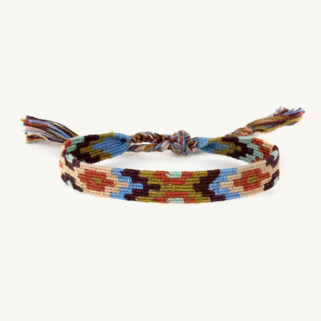 earth tone emma friendship bracelet