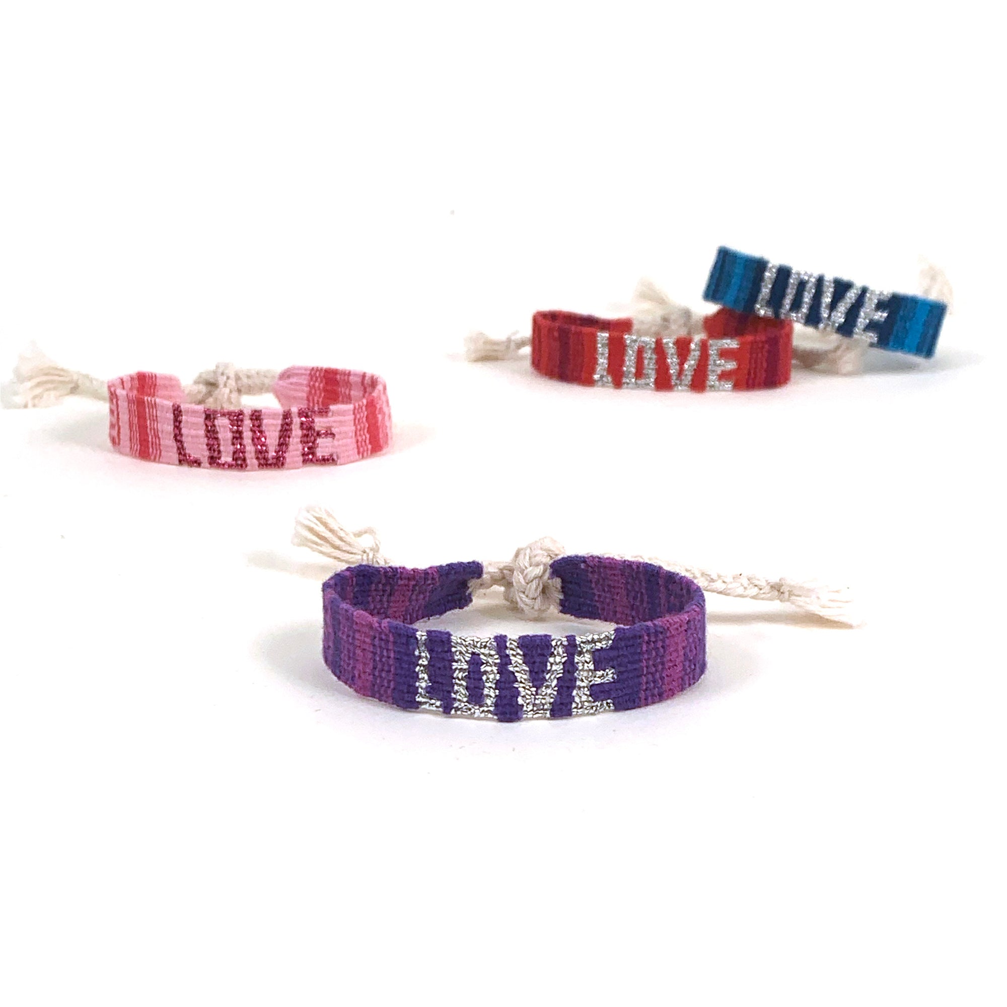 love friendship bracelet sparkle