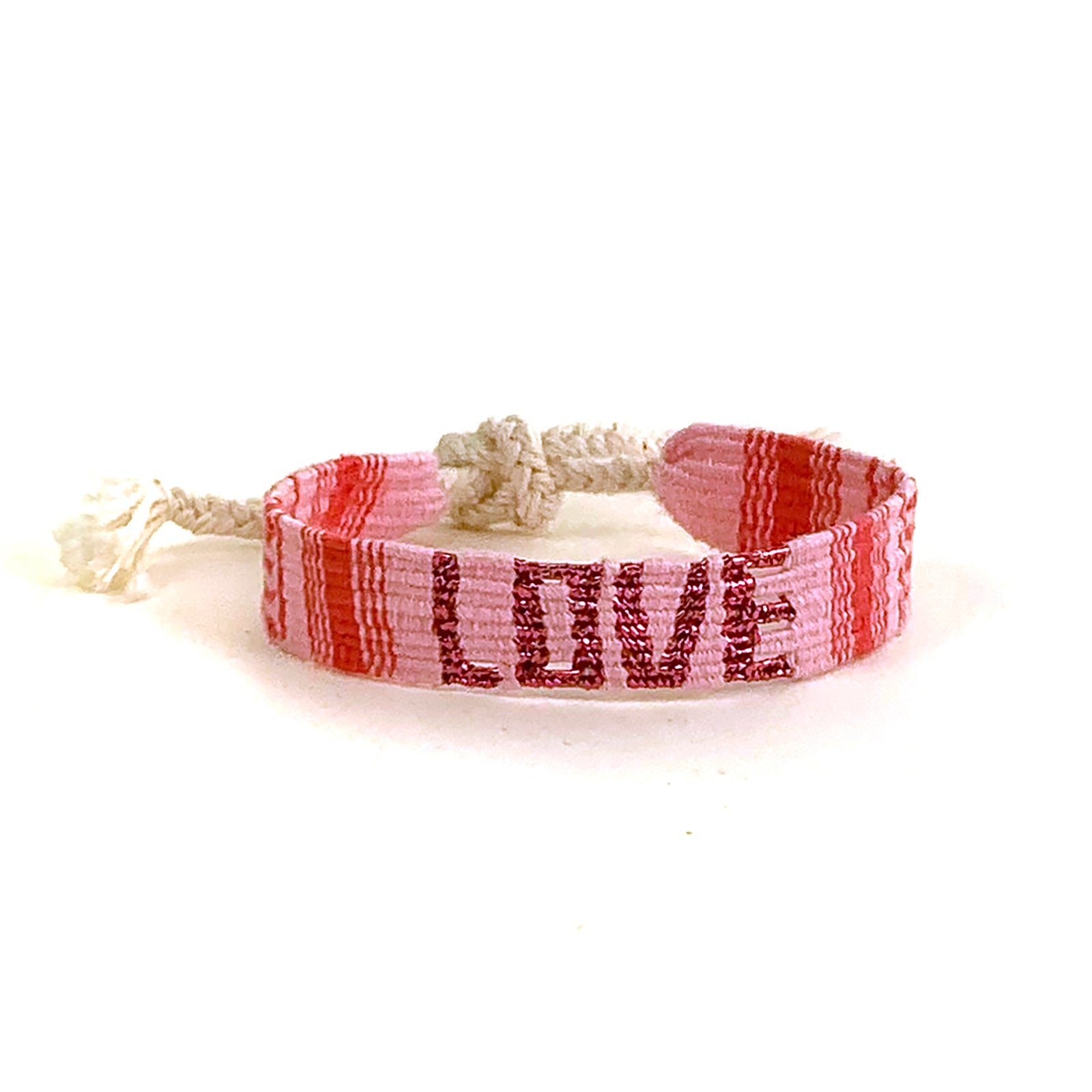 love friendship bracelet sparkle
