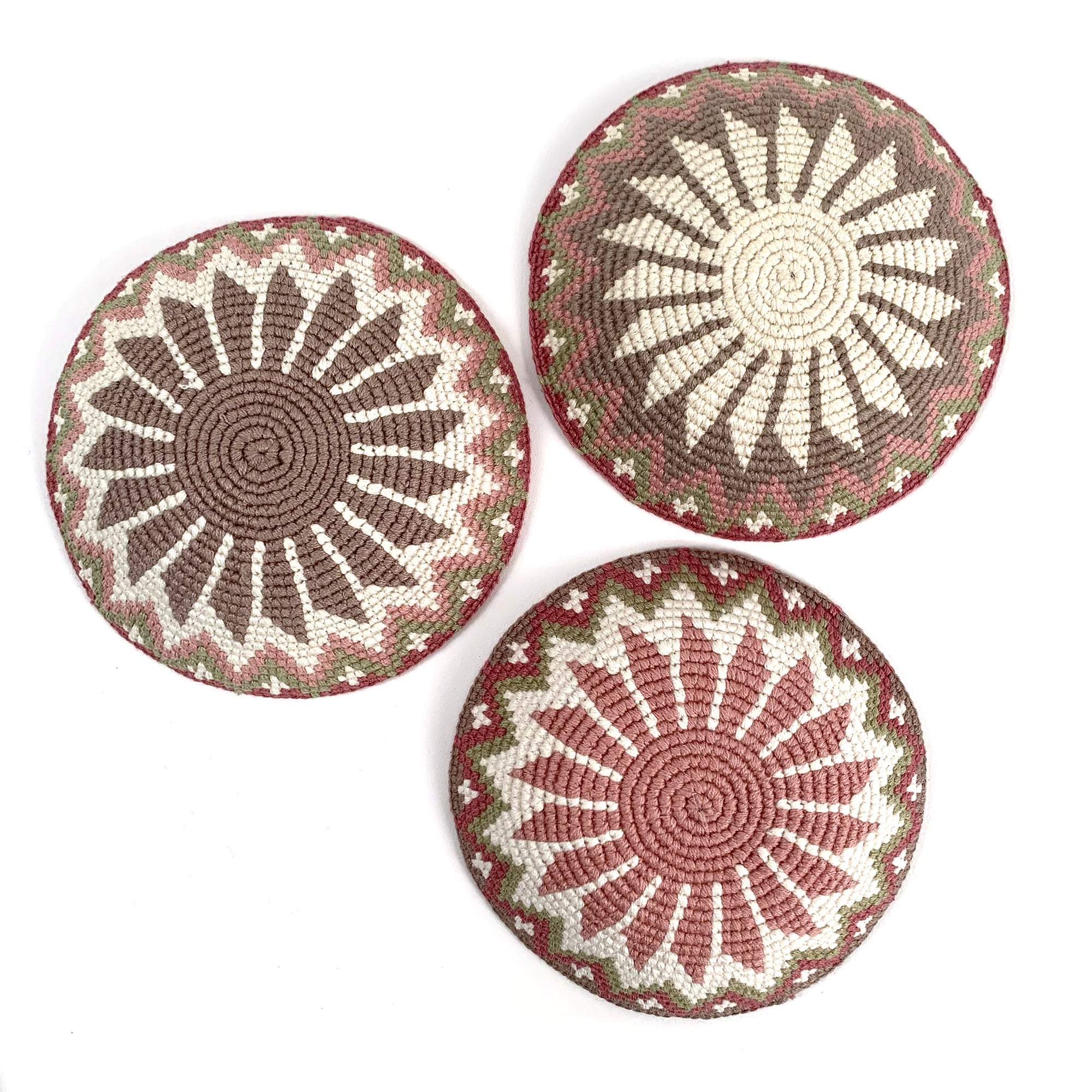 hand knitted kippah fair trade handmade