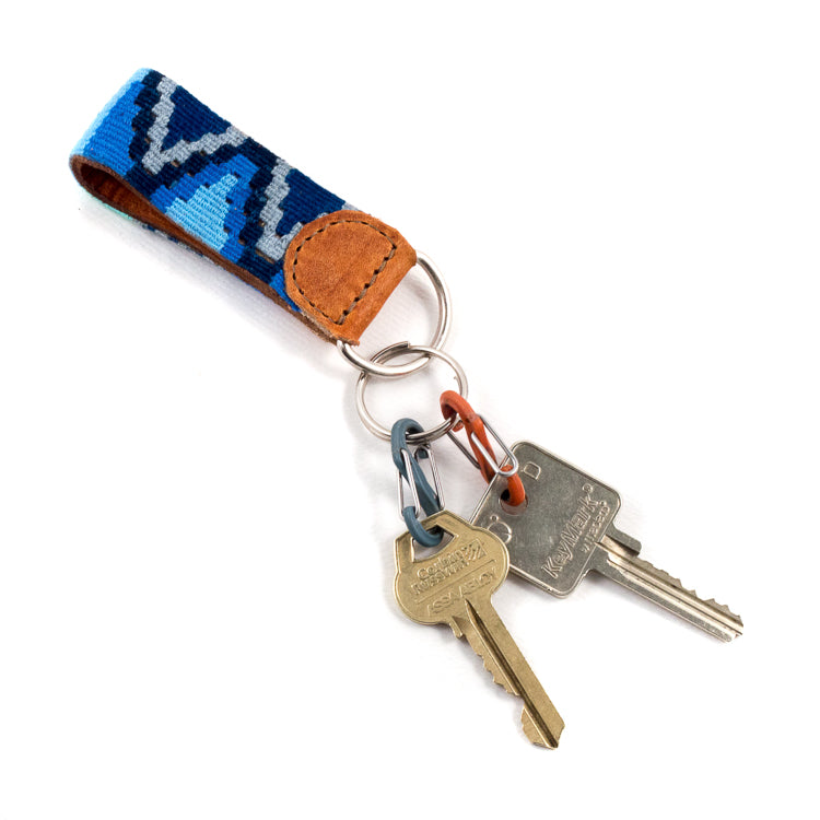 Handwoven Key Fob - rainbow | Mayan Hands