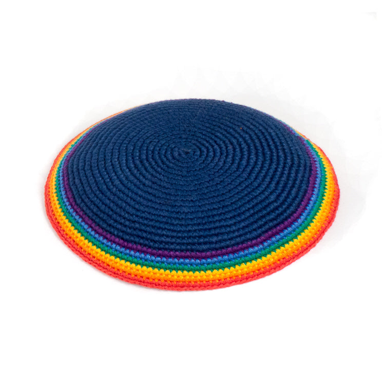 rainbow kippah