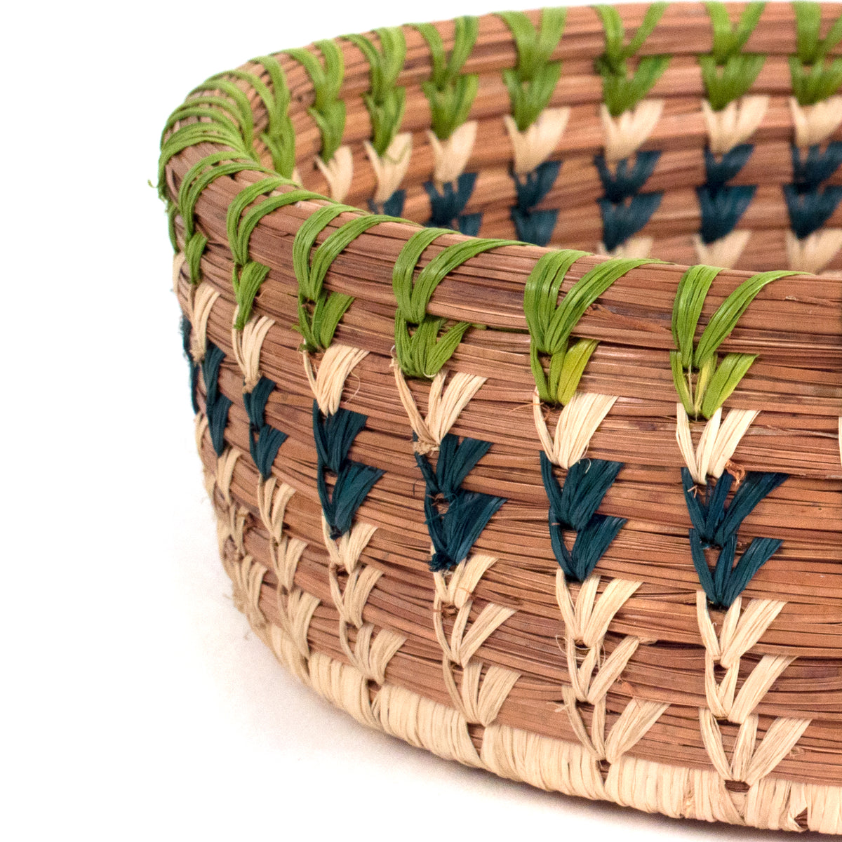 Marisol Pine Needle Basket - detail | Mayan Hands