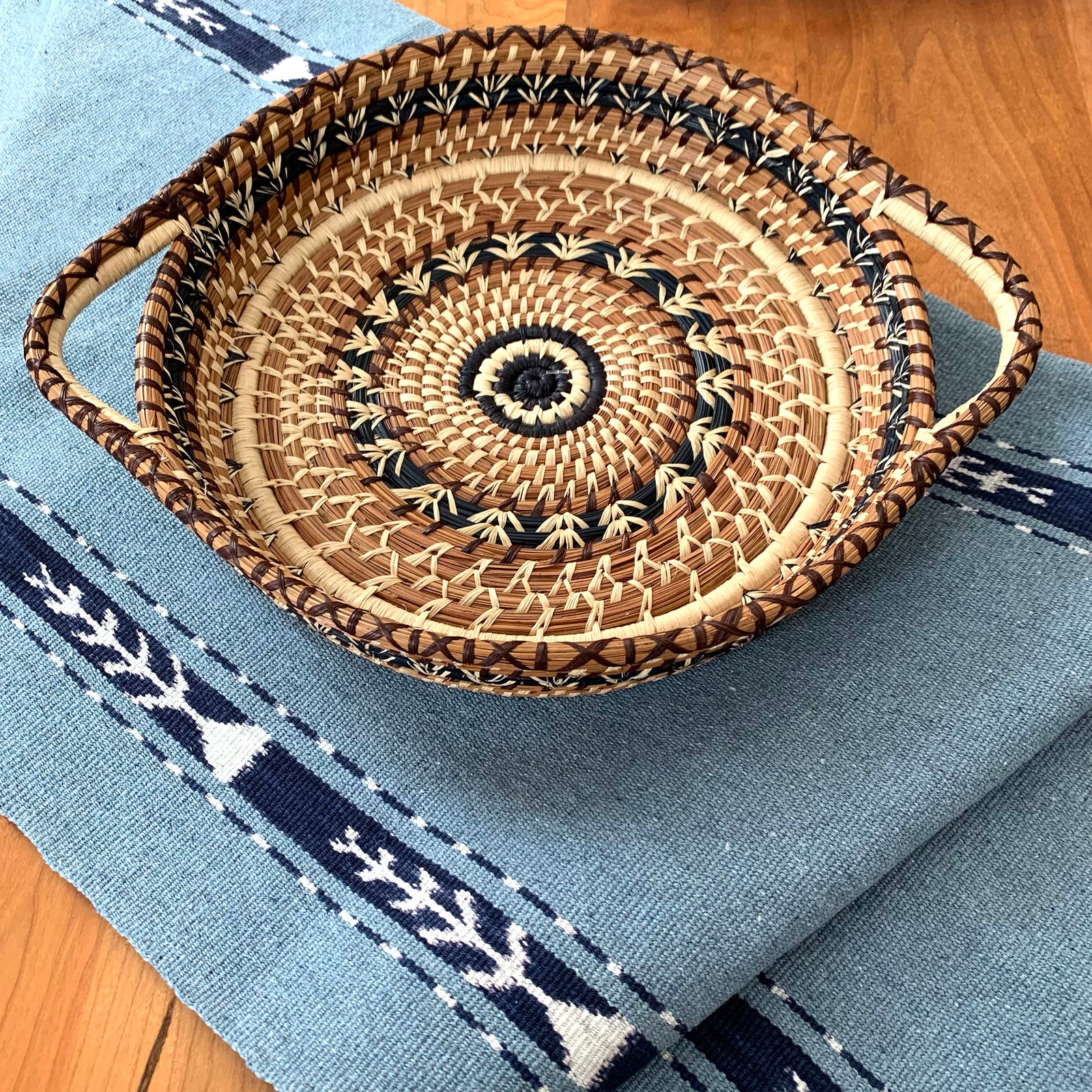 Fair Trade Pine needle basket