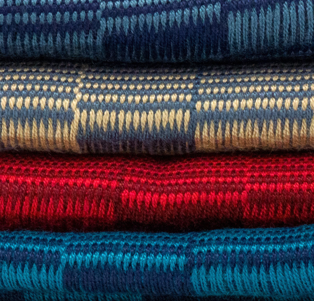 Stacked Elsa Scarves in each colorway