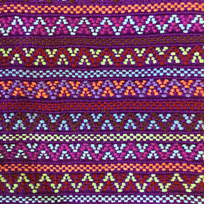 Santiago brocade fabric swatch purple