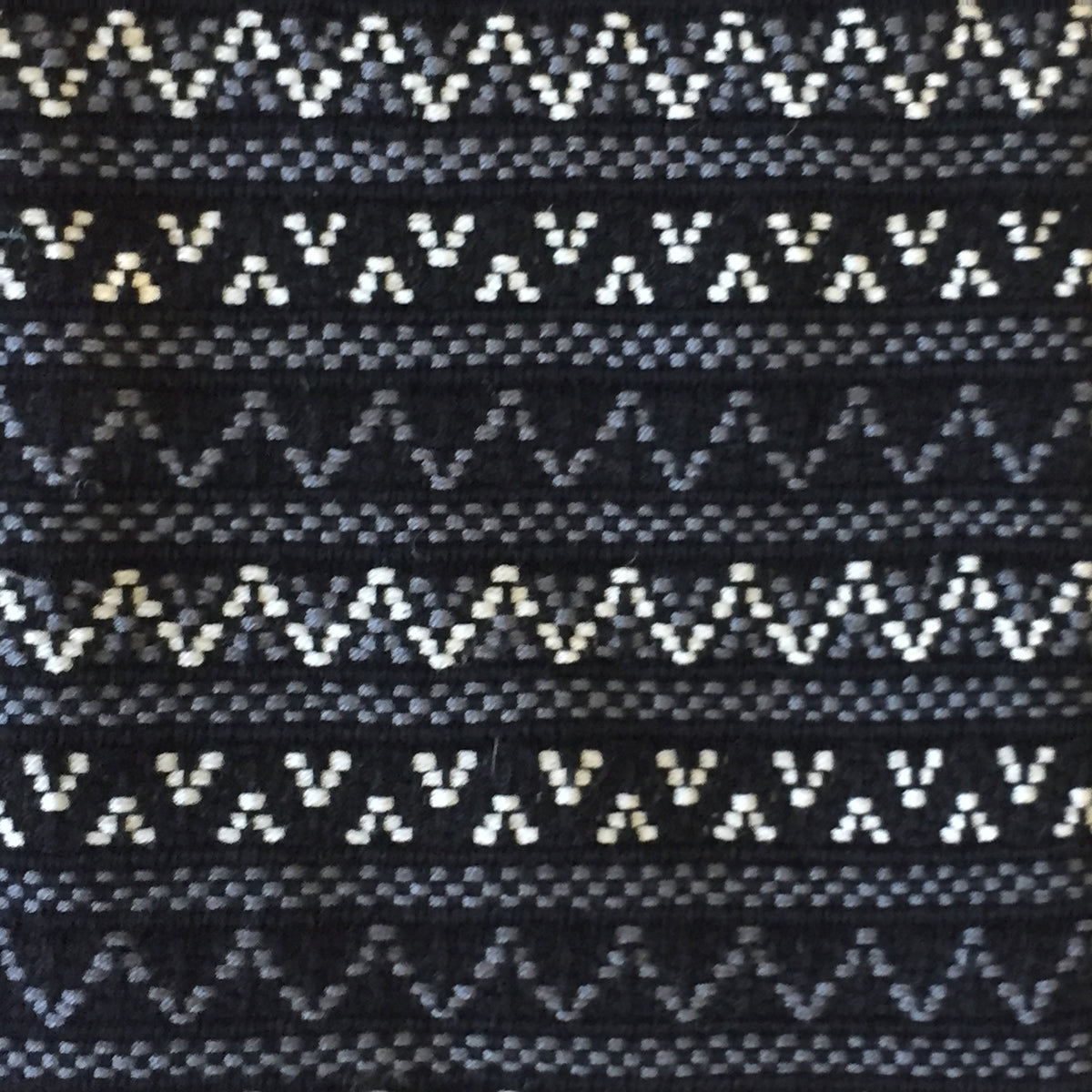 handwoven brocade fabric black and white