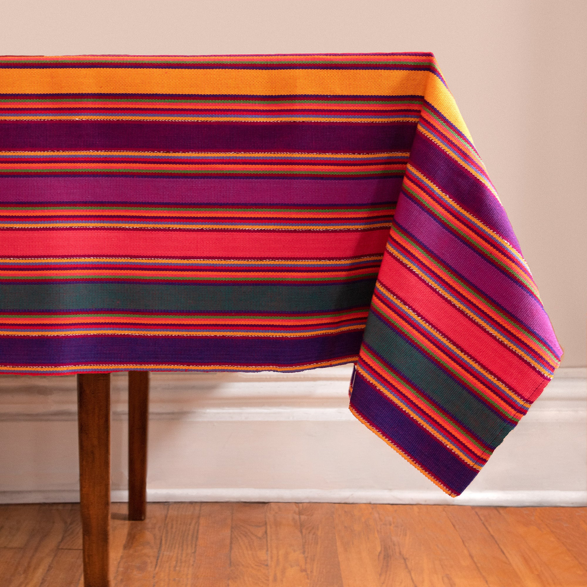 Striped Handwoven tablecloth