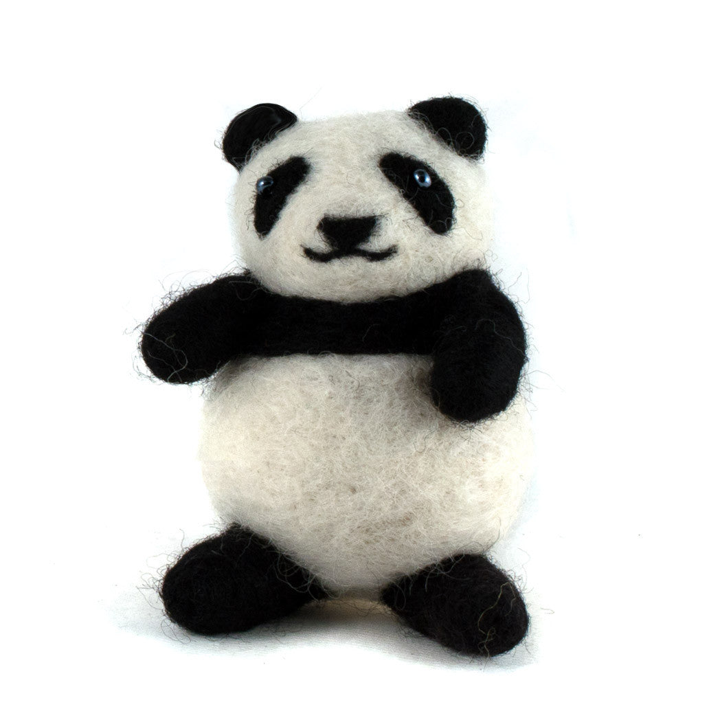 Felted Wool Panda