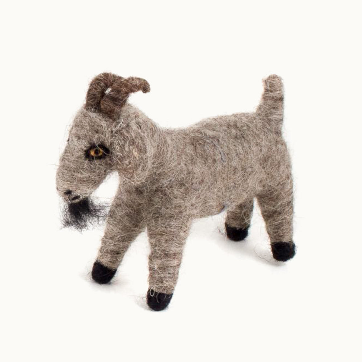felted wool goat