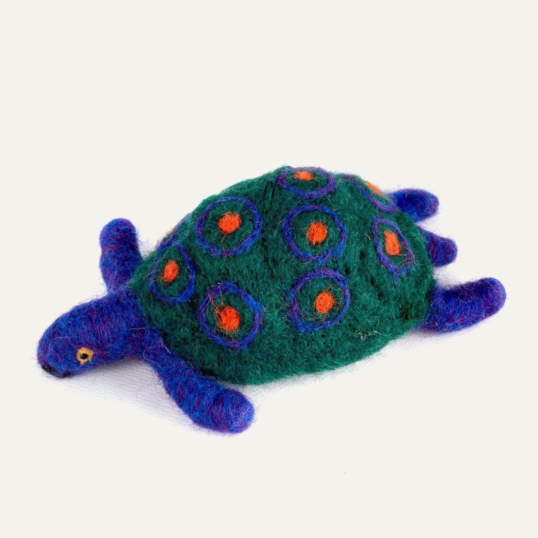 Felted Wool Turtle