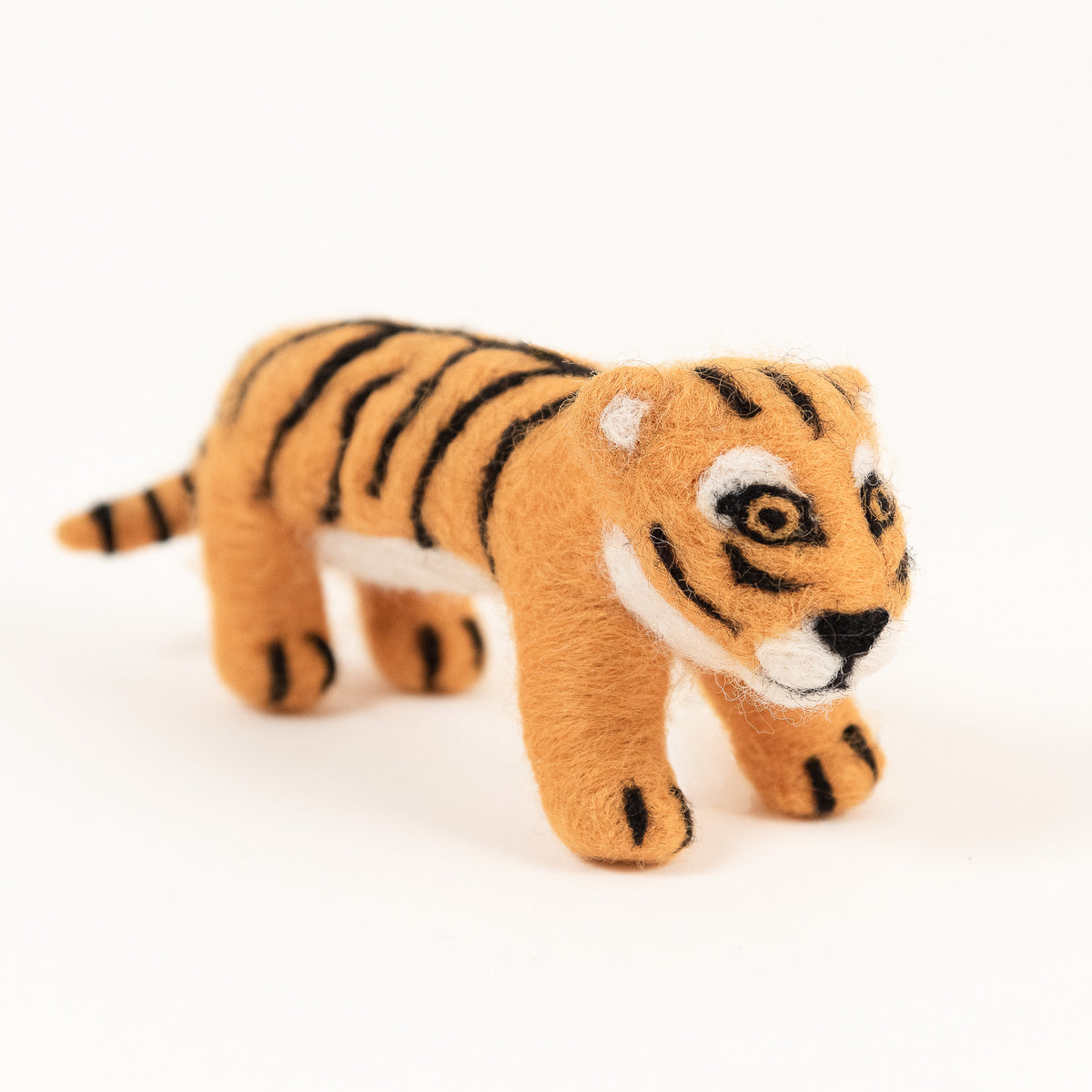 Felted Wool Tiger