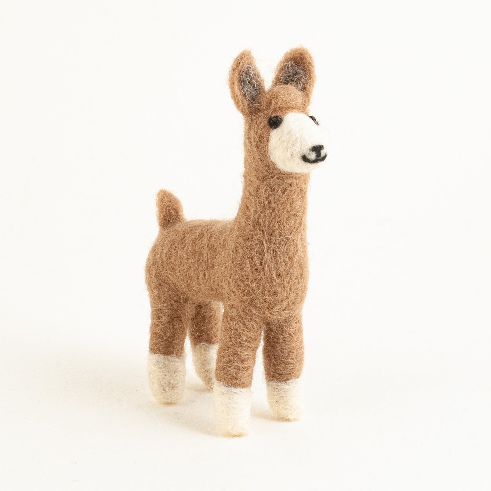 Felted Wool Llama