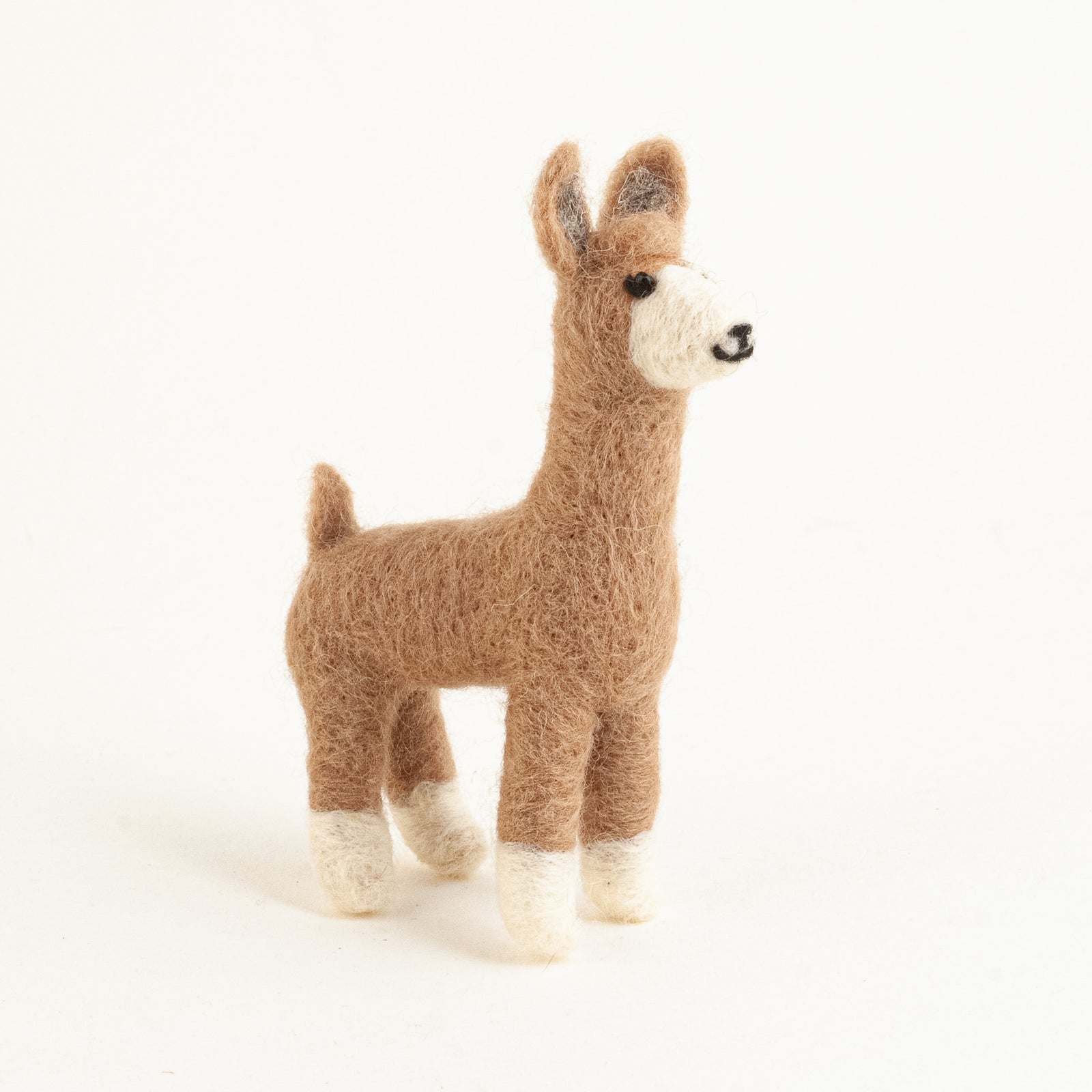 Felted Wool Llama