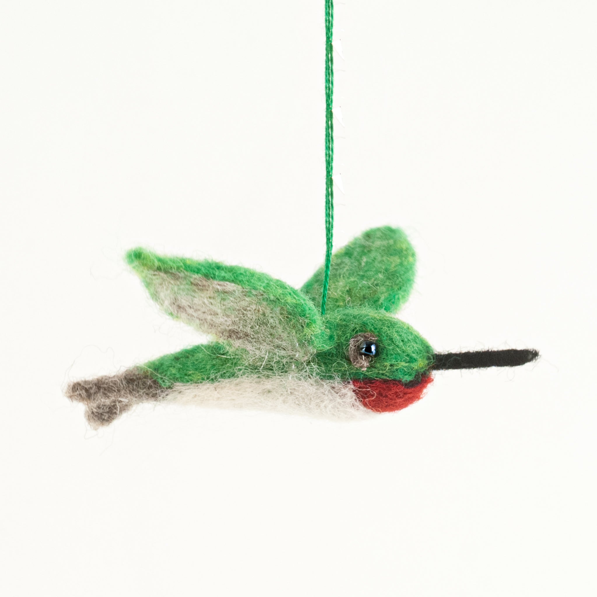 Felted Hummingbird Felted Wool Hummingbird | Handmade Needle Felted Bird Ornaments Made in ...