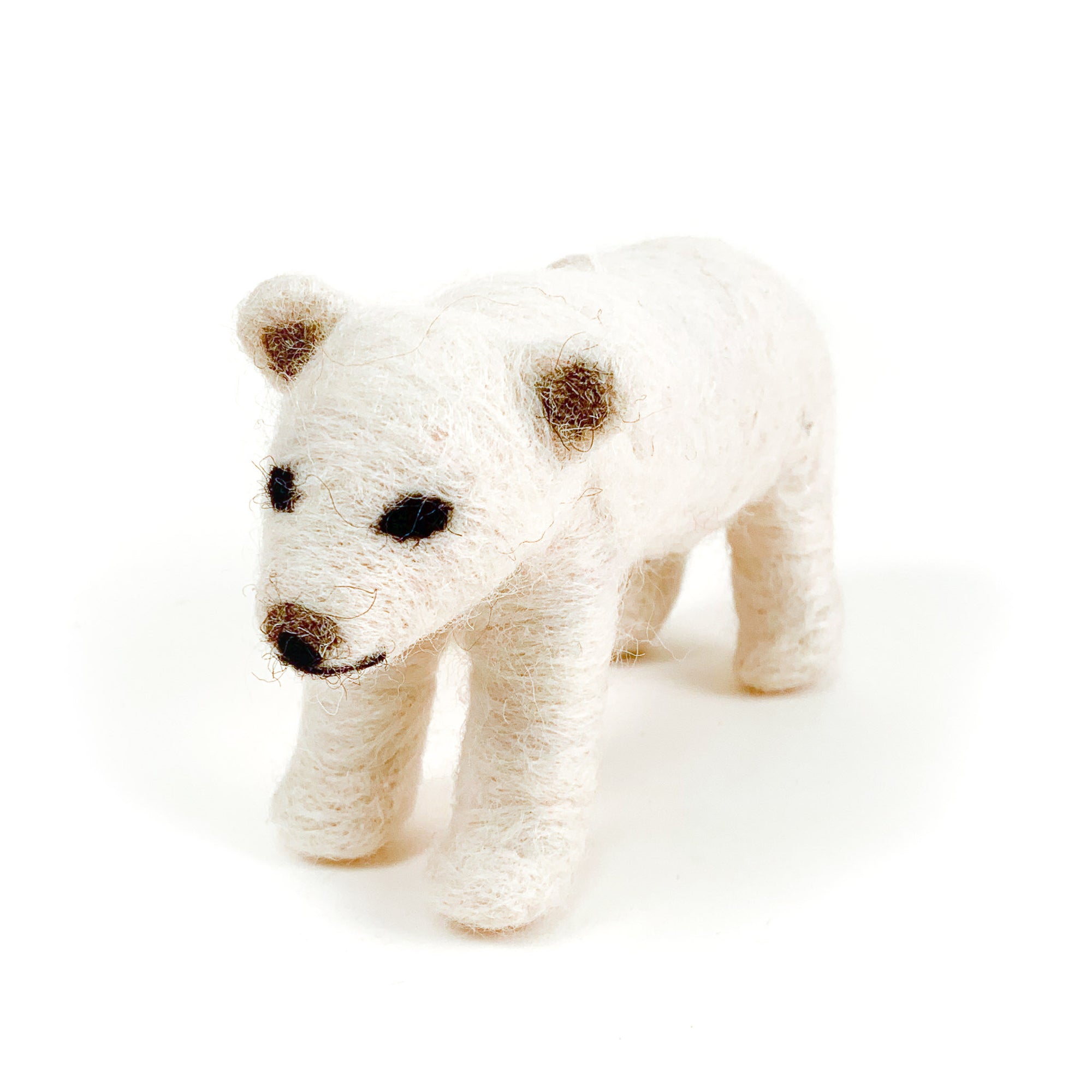 Felted Wool Polar Bear