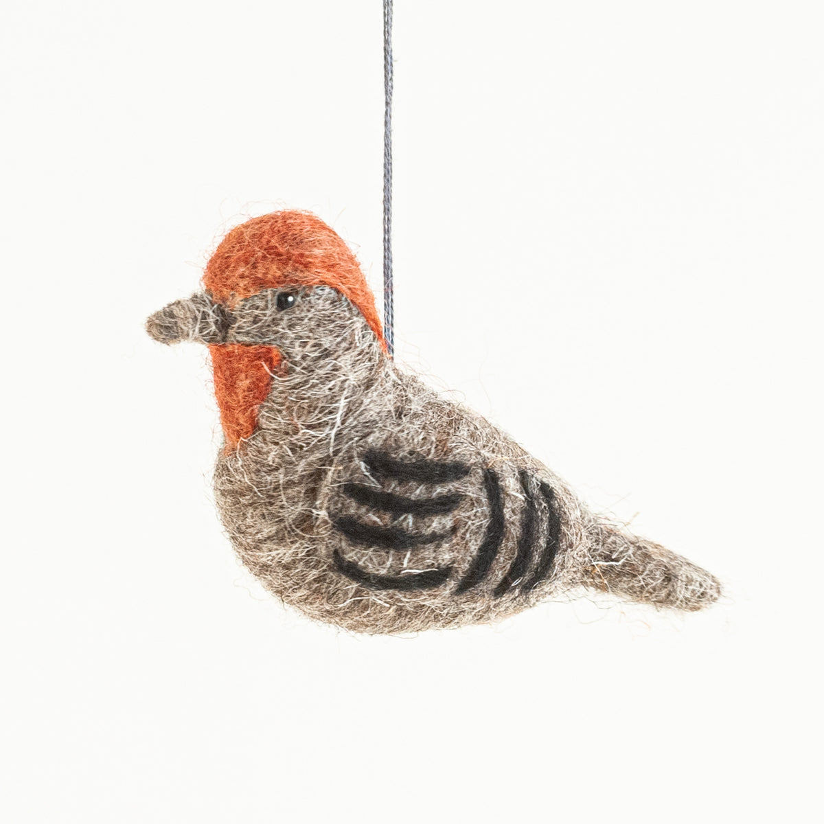 felted wool house finch