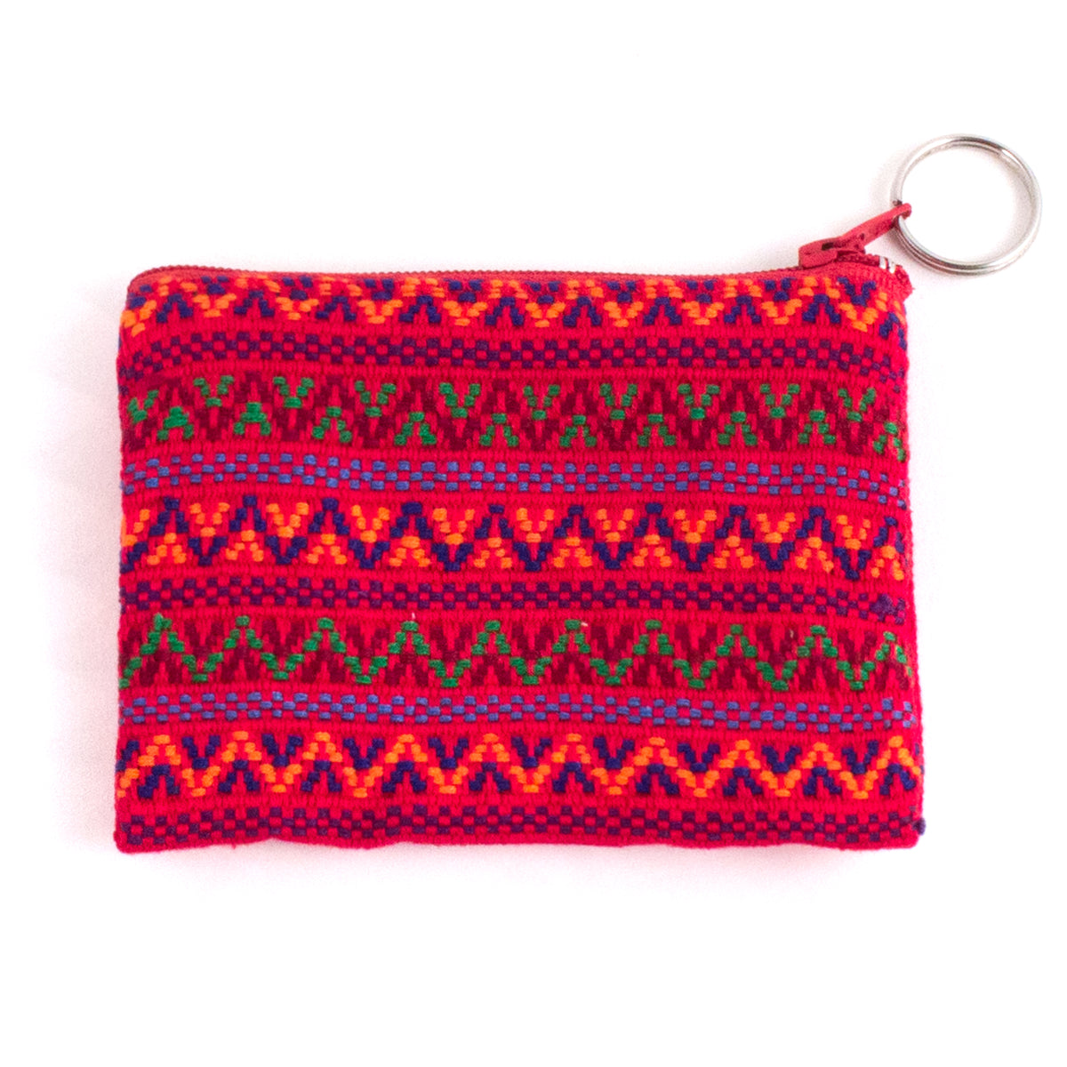 Mini Zipper Pouch  Handwoven Coin Purse Made in Guatemala by Mayan Hands