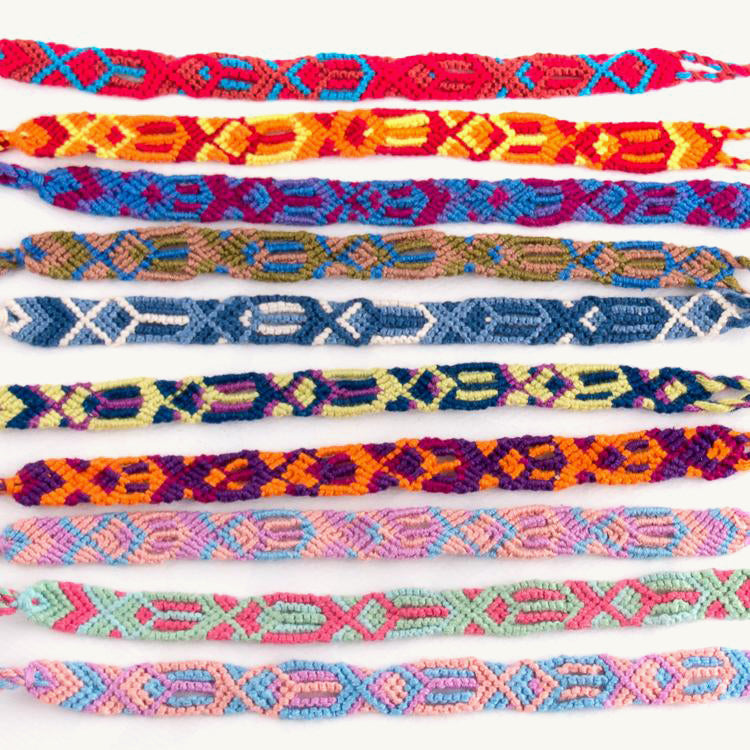 Waves Friendship Bracelet - Mayan Hands