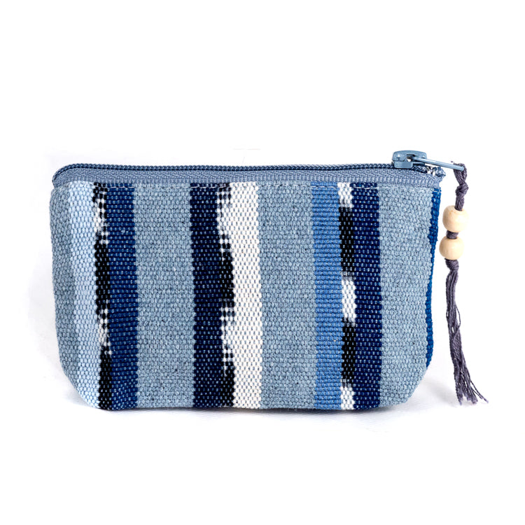 Mini Zipper Pouch Handwoven Coin Purse Made in Guatemala by