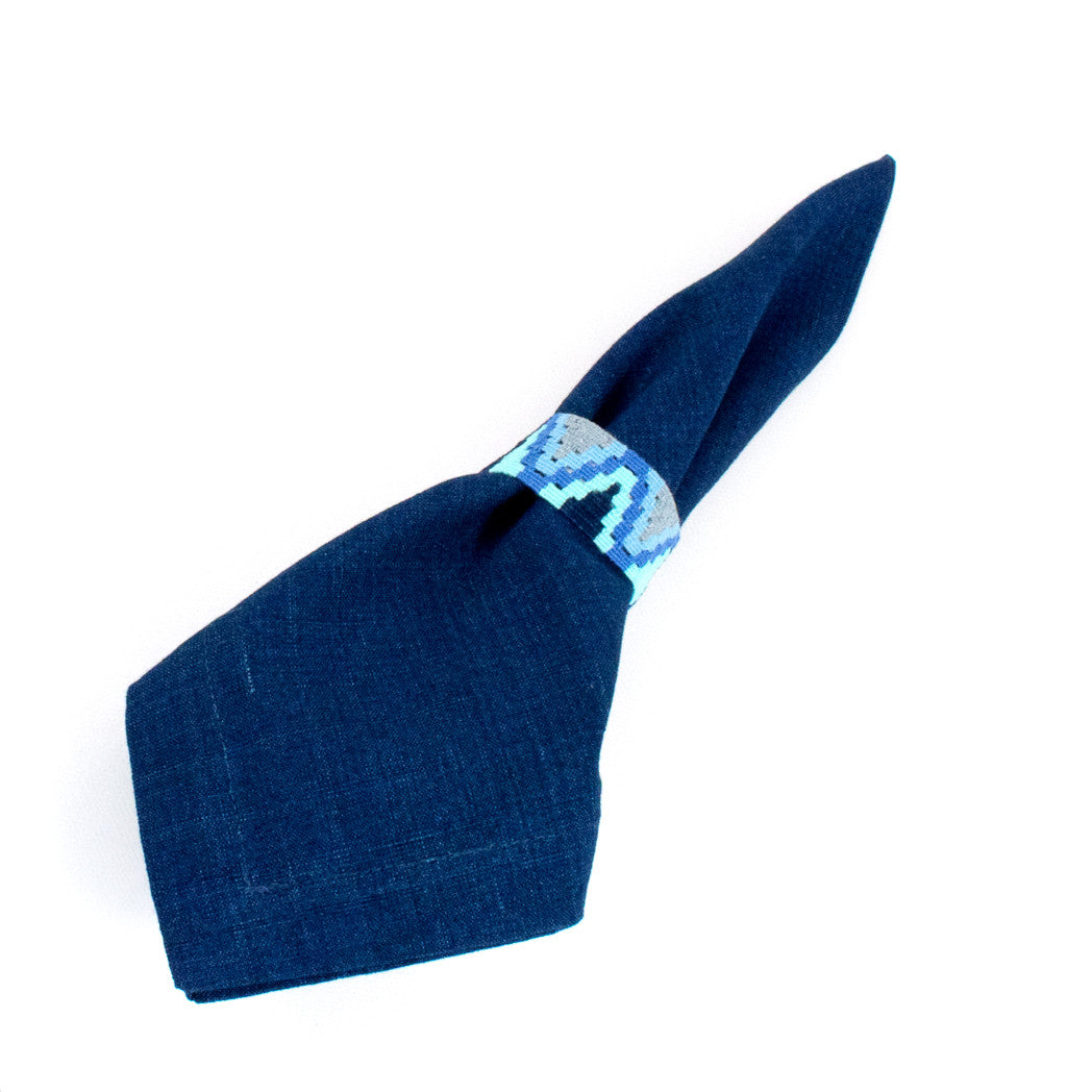 Handwoven Indigo Napkin set