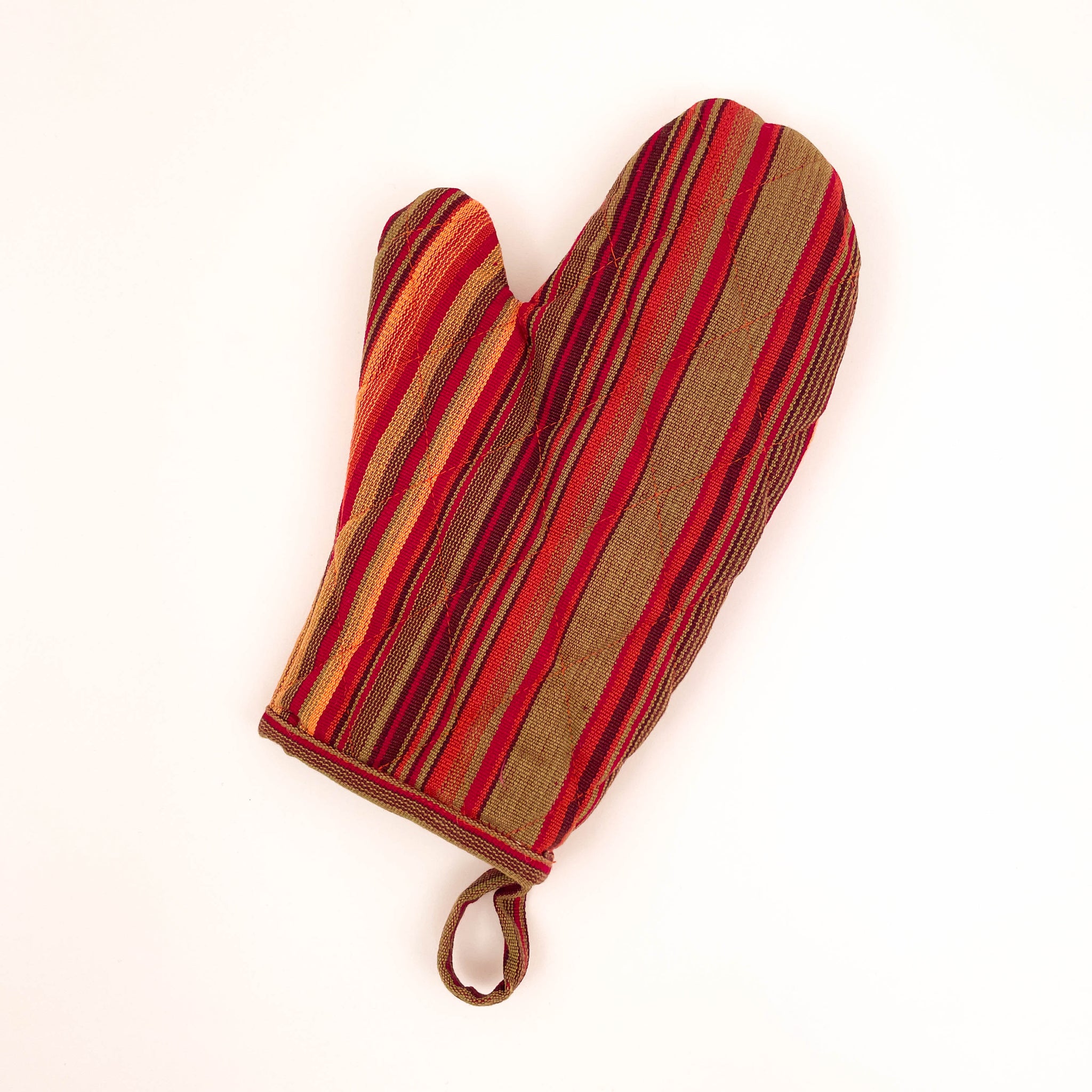 Small Handwoven Oven Mitt