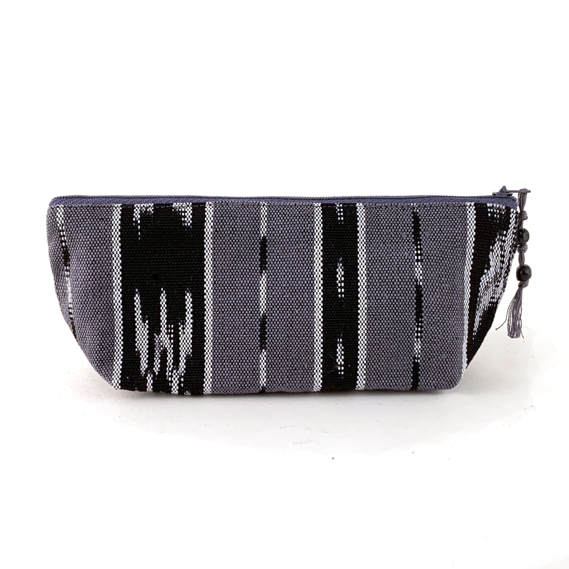 Expensive Pencil Case Pouch Black & White Grid Color Perfect for