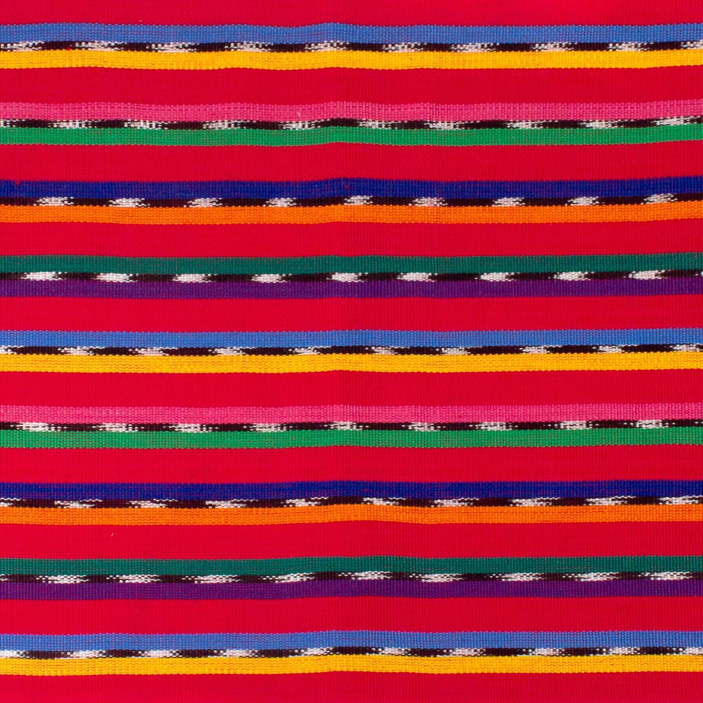Red Sololá Fabric Swatch