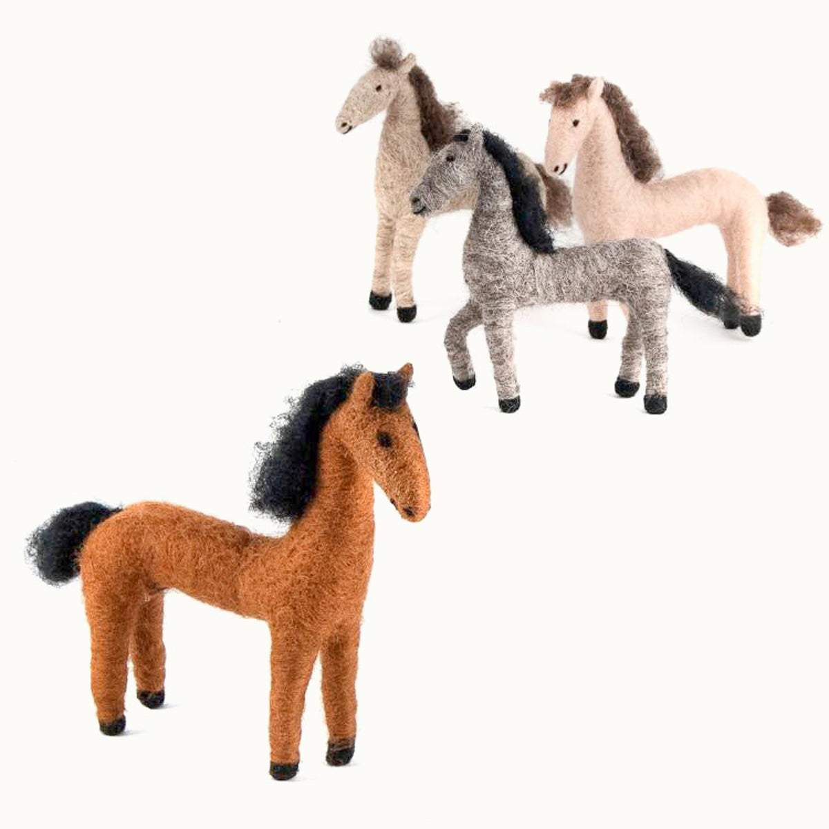 Felted Wool Horses (assorted)