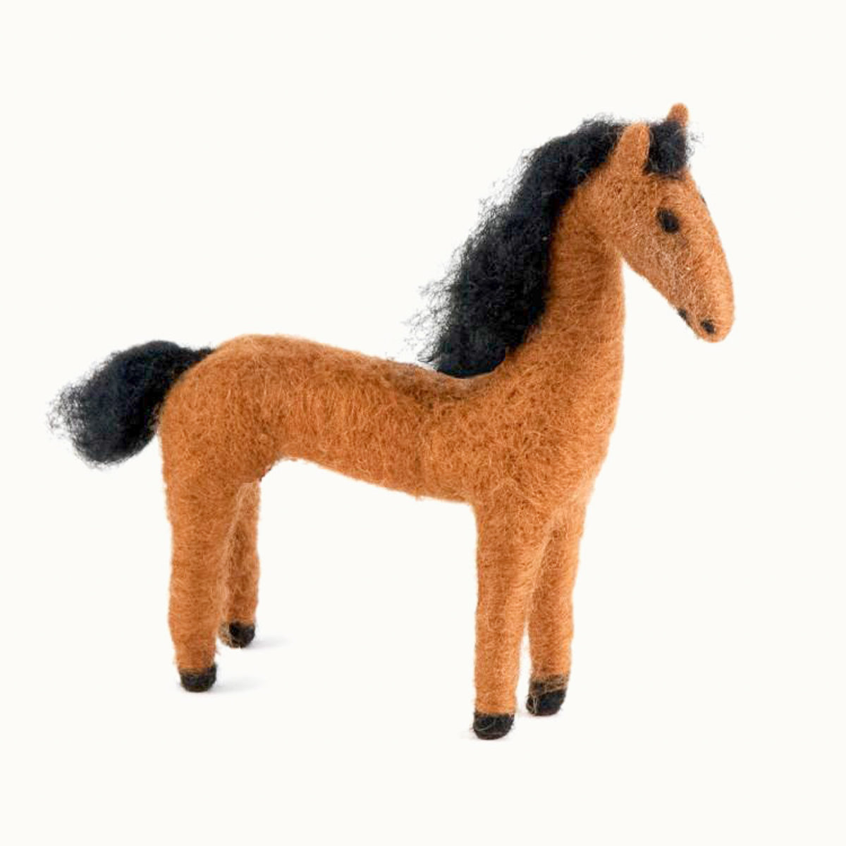 Felted Wool Horse (chestnut)